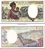 Republic of Djibouti / Republik Dschibuti 10.000 FRANCS Banque Nationale de Djibouti -