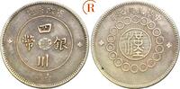 CHINA SZECHUAN PROVINCE 7 Mace and 2 Candareens (Dollar) year 1 (1912), Chengdu Patina, VF / / patin