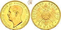 WALDECK-PYRMONT Friedrich Adolph, 1893-1918 20 Mark 1903 A, Berlin Gold. UNC-