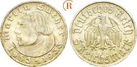 DRITTES REICH Gedenkmünzen 5 Reichsmark  Luther  1933 D Schöne Patina. CH UNC
