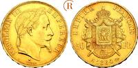 FRANKREICH Napoleon III., 1852-1870 50 Francs 1864 A, Paris Gold. Attraktives Exemplar mit feiner Goldtönung, vorzüglich - St