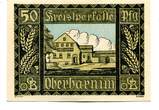 Brandenburg 50 Pfg. 1.10.1921 Oberbarnim, I / AU-55