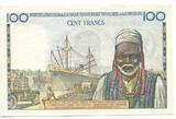 Französisch Äquatorial Afrika, 100 Francs (1957) VF-EF