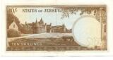 Jersey, 10 Shillings (1963) EF