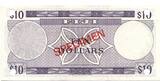 Fiji, 10 Dollars 1974 SPECIMEN, unc
