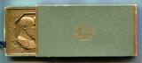 Württemberg Bronze Plakette 1912 Stuttgart-auf die Einweihung des Königlichen Hoftheaters, EF