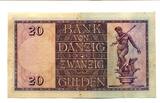 Deutsches Reich 20 Gulden 2.1.1932 Danzig, VF