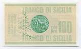 Italien 100 Lire 14.02.1977 ~ Il Banco di Sicilia ~ unc