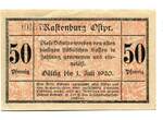Ostpreußen 50 Pfg. 1.7.1919 Rastenburg, I / AU-55