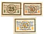 Westpreußen 10 Pfg. 25 Pfg. 50 Pfg. o.D.1920 Marienwerder, AU-55