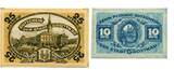 Schlesien 10 Pfg. 25 Pfg. o.D.1920 Grottkau, I / AU-55