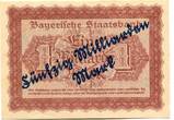 Bayern 50 Md. Mark 20.9.1923 München,Bayerische Staatsbank, UNC