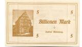 Bayern 5 Bio. Mark 22.9. 1923 Miltenberg, UNC