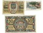 Bayern 10 Pfg. 25 Pfg. 50 Pfg. Münnerstadt, I / AU-55