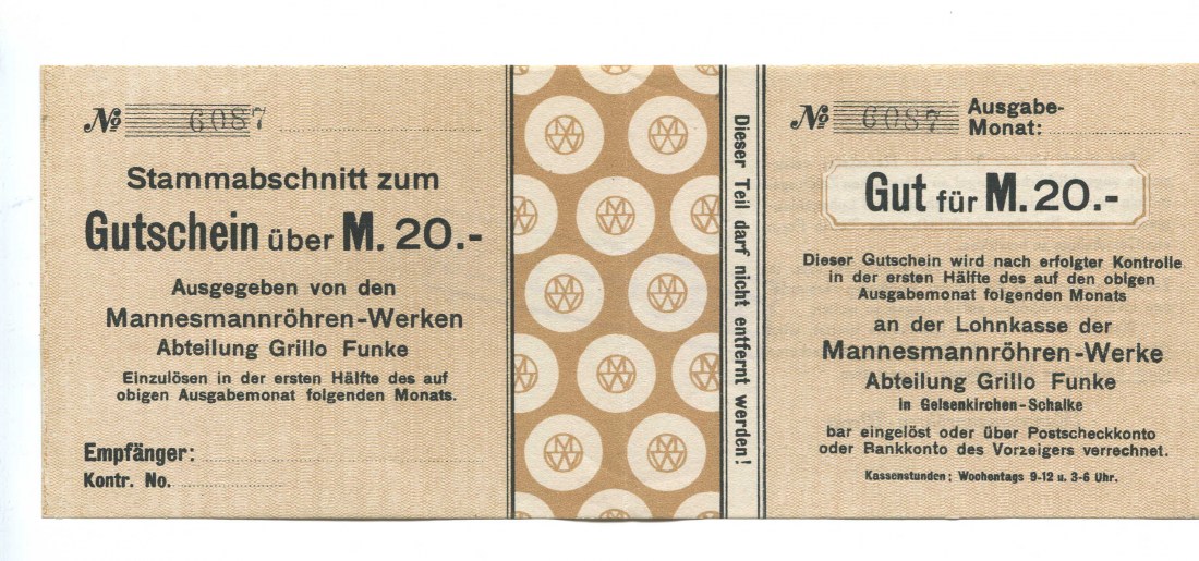 Gelsenkirchen Schalke Mark O D Mannesmannrohren Werke Ef Ma Shops