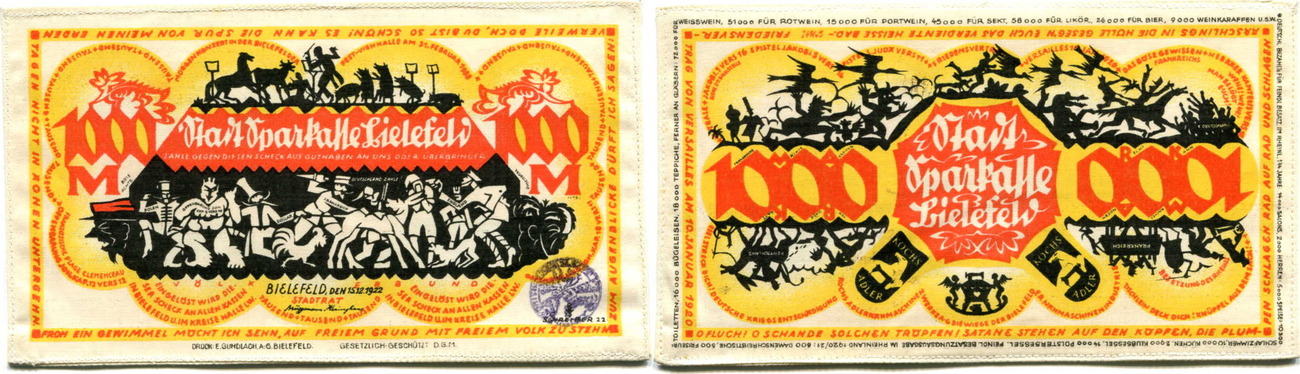 1000 Mark 1922 Bielefeld I Ma Shops