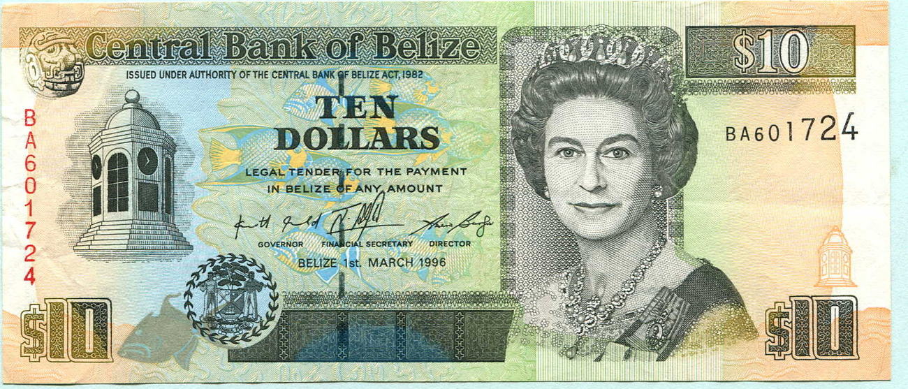 belize10dollars1996vf