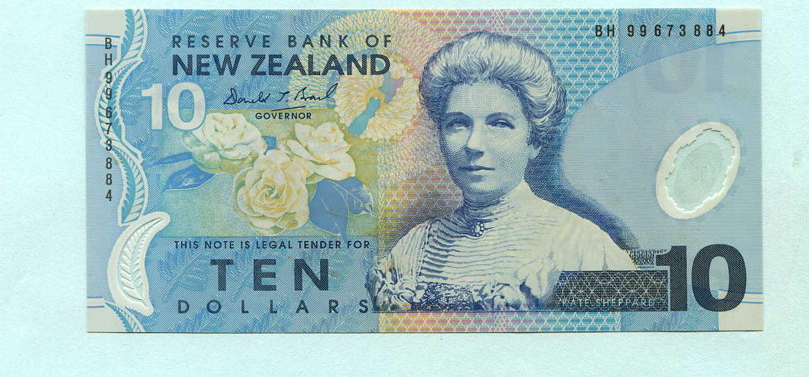 10 dollars (1999) neuseeland, ef