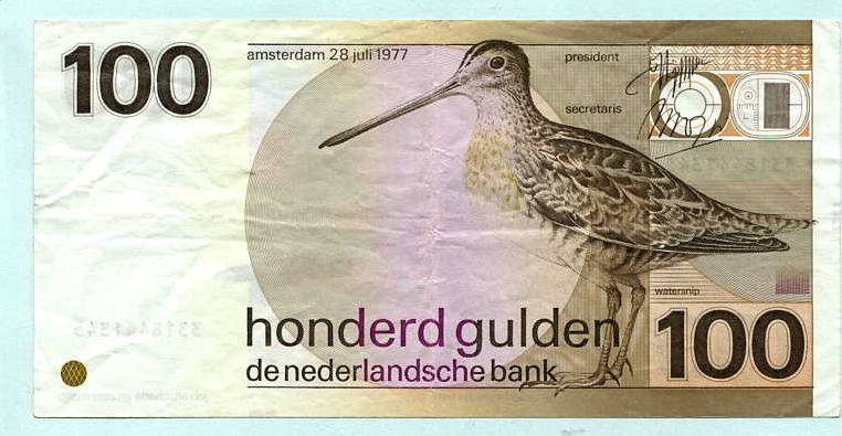 Niederlande, 100 Gulden 1977(1981) VF | MA-Shops