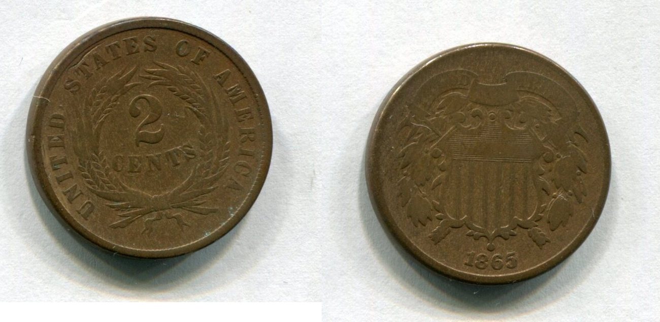 USA 2 Cent 1865 / s | MA-Shops