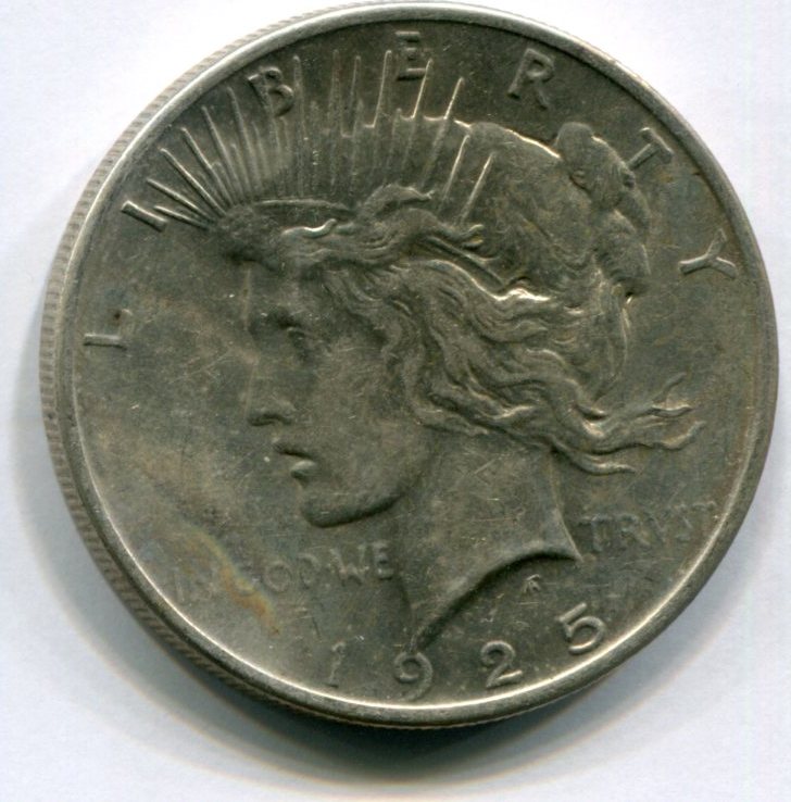 USA 1 Dollar 1925 Peace Dollar United States of America