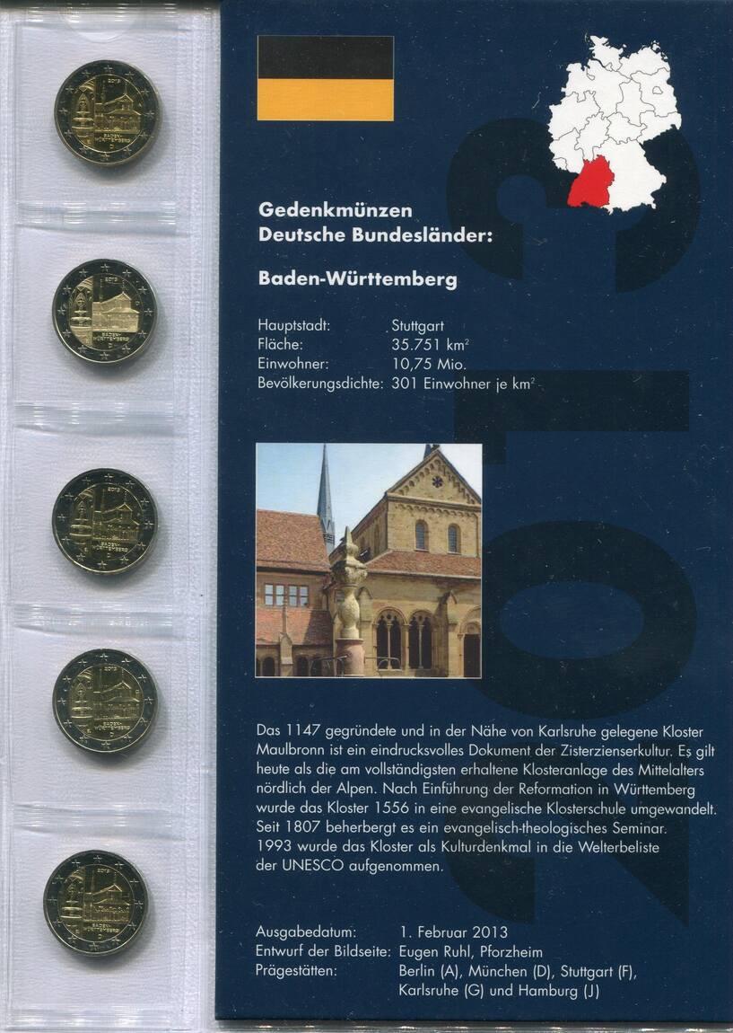 The Maulbronn 2-euro-coin