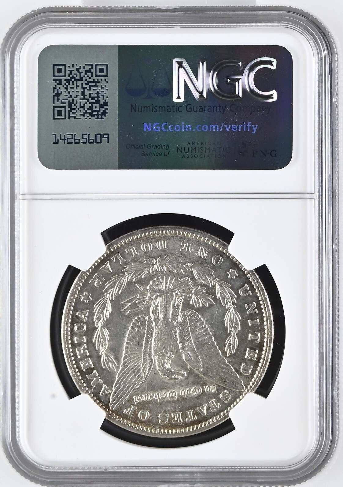 1893年 モルガン・ダラー S$1 NGC MS63