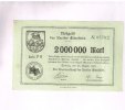Schleswig Holstein, 2 Million Mark, Tönning, -