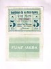 Schleswig Holstein, 5 Mark, Segeberg, -