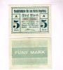 Schleswig Holstein, 5 Mark, Segeberg, -