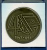 DDR/Berlin, Keramik-Medaille, 40 Jahre Deutsch Sowjetische Freundschaft, -