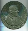 Deutschland/Münster, Grosses Aluminium Medaillon Clemens-August-Kardinal Graf von Galen 1878-1946,