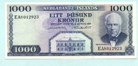 Island, 1000 Kronur Picture
