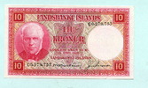 Island, 10 Kronur Unterschrift 8,
