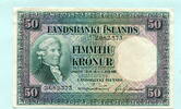 Island, 50 Kronur Unterschrift 9,