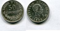 Italien 50 Centesimi Vittorio Emanuele II., -