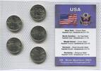 USA, 1/4 Dollar Quarter Dollar Set, -