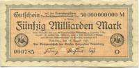 Schleswig Holstein, 50 Milliarden Mark Lauenburg Kreisausschuss,Sitz Ratzeburg, -