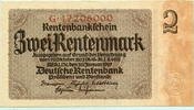 Deutsches Reich, 2 Rentenmark -