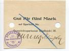 Westfalen, Fünf Mk. Gladbeck, -