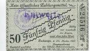 Hessen, 50 Pfg. Eschwege, -