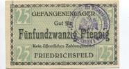 Rheinland, 25 Pfg Friedrichsfeld, -