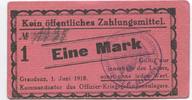 Westpreußen, 1 Mark Graudenz -