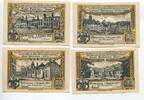 Ostpreußen, 25 Pfg. 50 Pfg. 75 Pfg. 1 Mk. Domnau, -
