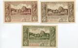 Ostpreußen, 10 Pfg. 25 Pfg. 50 Pfg. Lötzen(Masuren), -