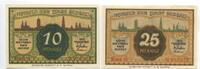 Schlesien, 10 Pfg. 25 Pfg. Glogau, -