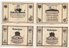Schlesien, 4 x 100 Pfg. Glatz, -