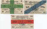 Niedersachsen, 5,10 u.50 Pfg. Borkum, -