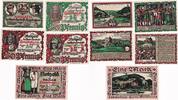 Westfalen 25 Pfg. 3x50 Pfg. 1 Mk. Hausberge a.Weser, -
