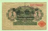 Deutsches Reich, 1 Mark Verschnitt nach rechts, -
